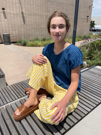 Omar Yellow Rayé Pants
