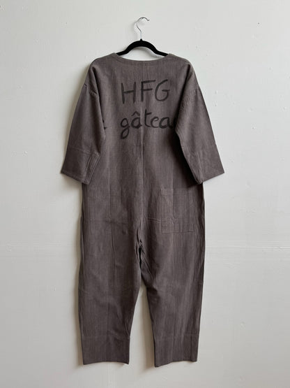 #106 Hand-painted Jumpsuit M/L - Le gâteau