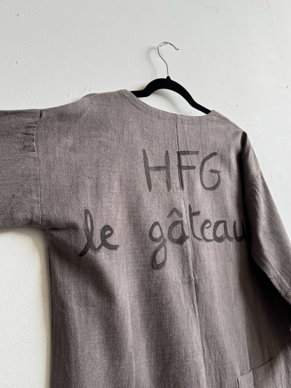 #106 Hand-painted Jumpsuit M/L - Le gâteau