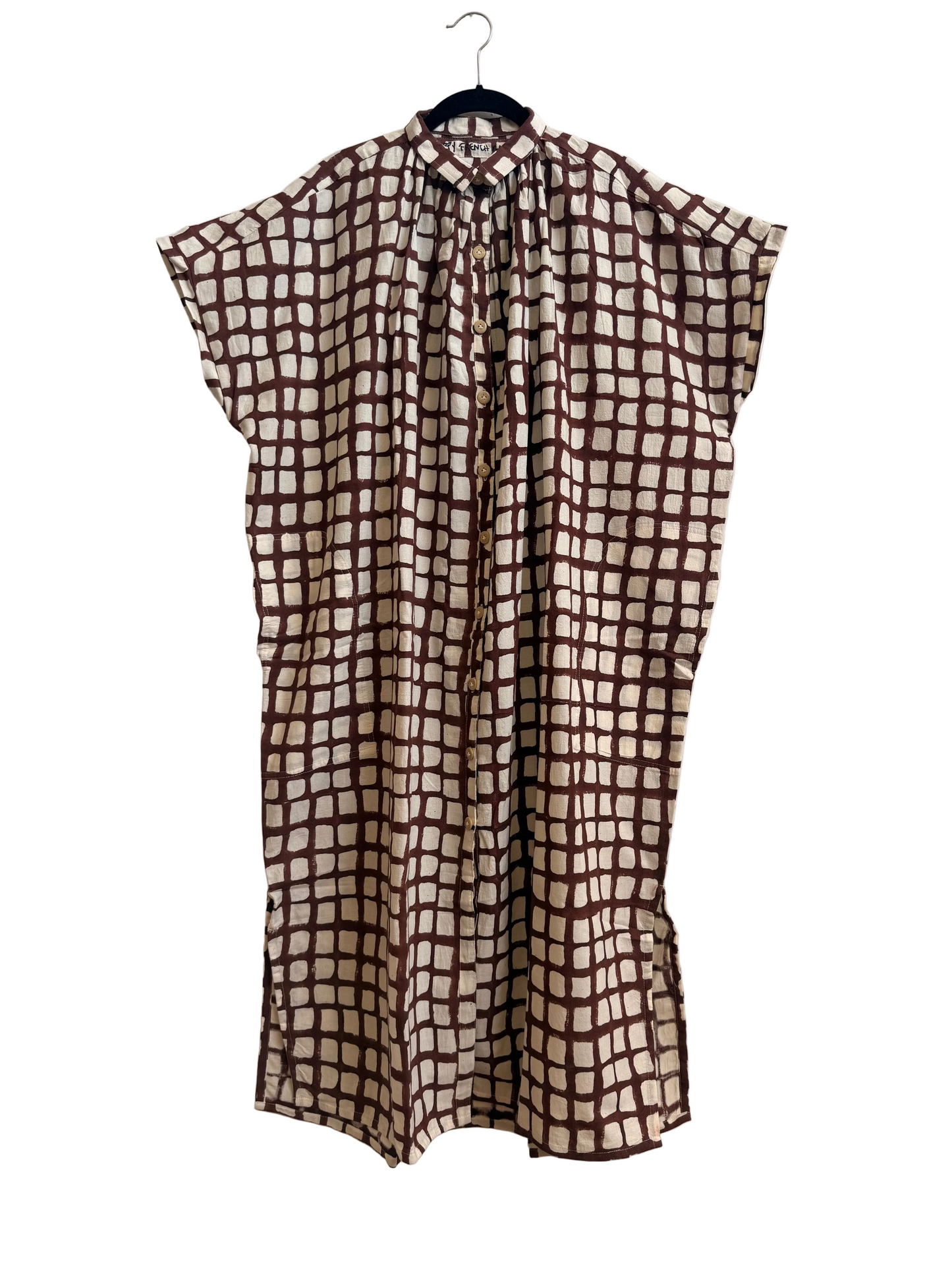 Elise Grid Brown