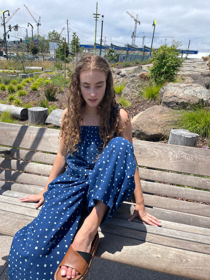 Marius Indigo Dots Uni-Size