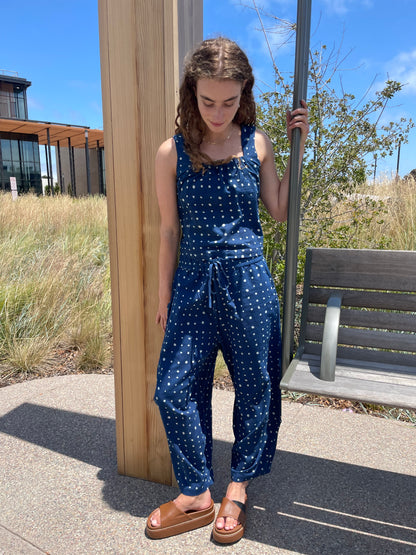 Marius Indigo Dots Uni-Size
