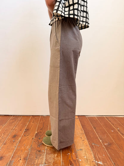 Parton Grey & Chocolate Grey Pants