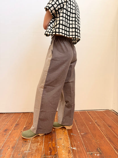 Parton Grey & Chocolate Grey Pants