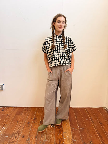 Parton Grey & Chocolate Grey Pants