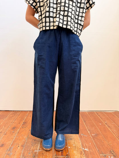 Parton Indigo & black Pants