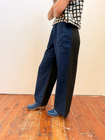 Parton Indigo & black Pants