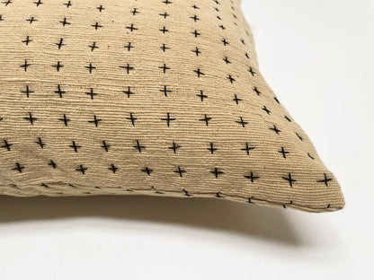 Mustard Stitched Pillow 18x18in