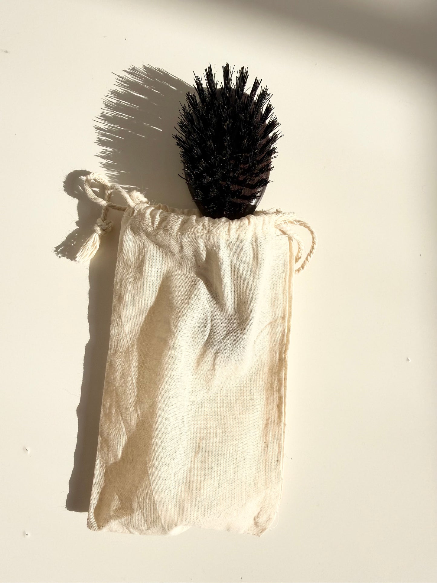 French Hair Bag Brush - 100% natural Wild Boar