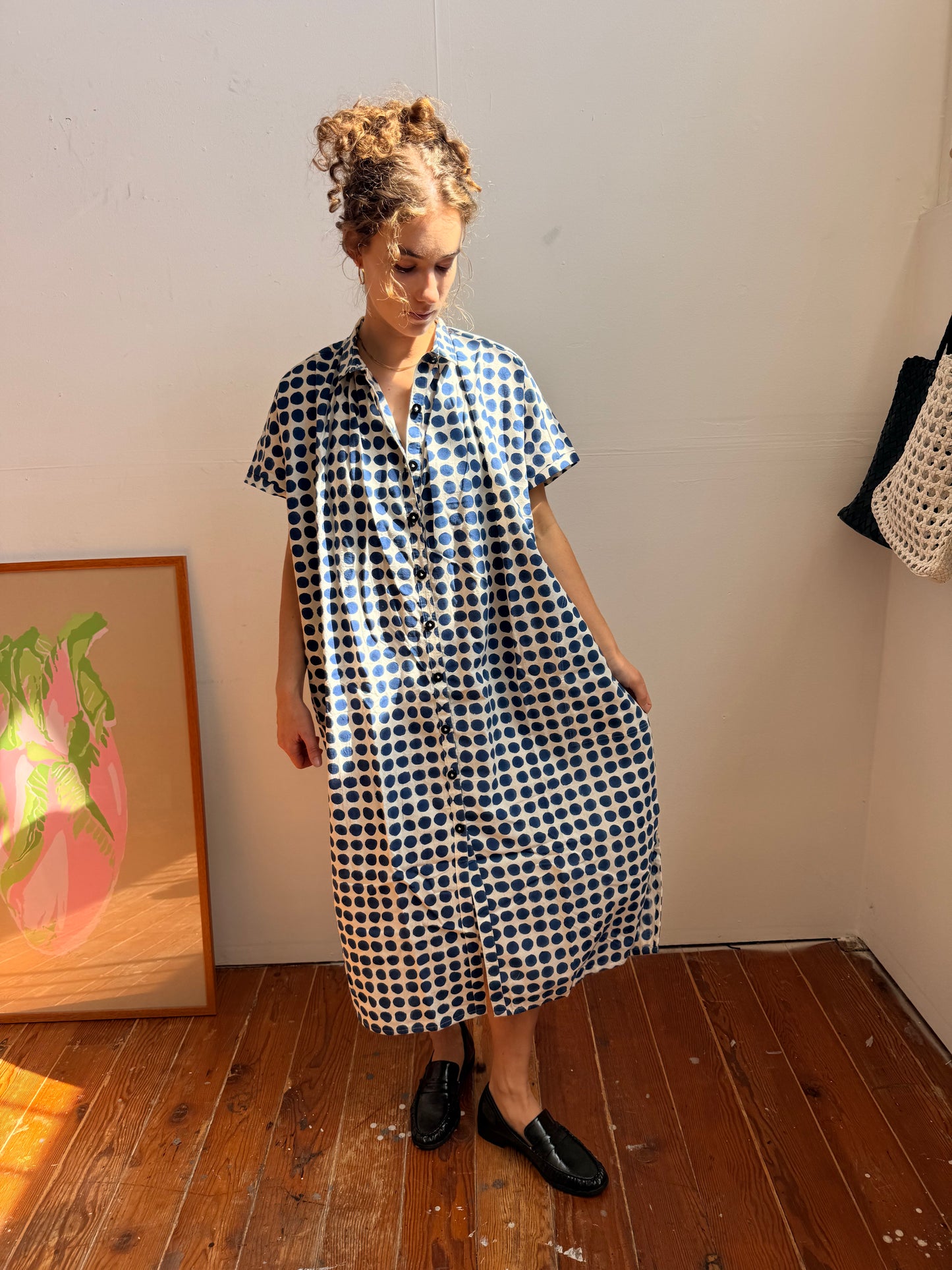 Elise Blue Dots
