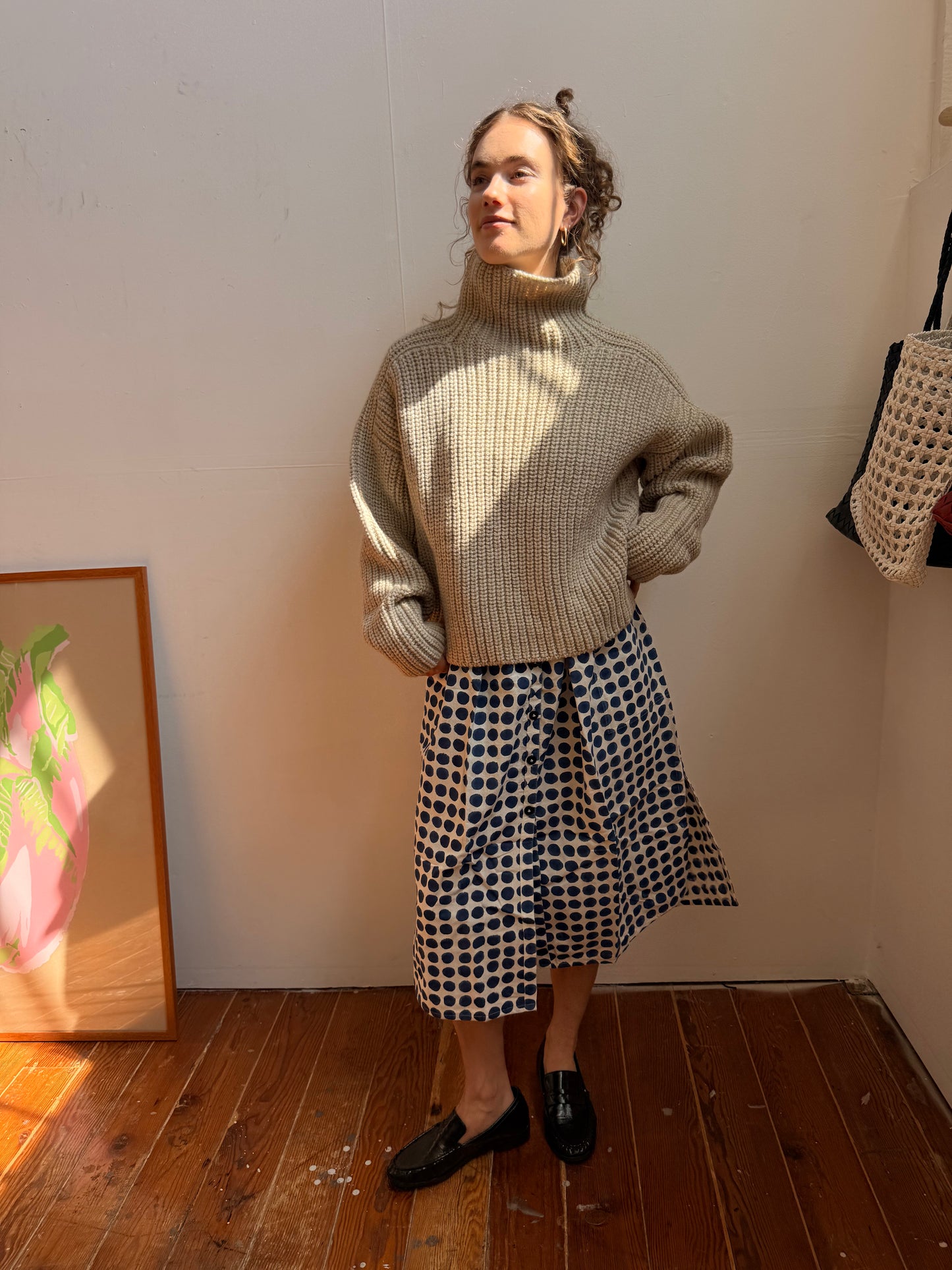 Bruno Highland Wool Sweater - Beige