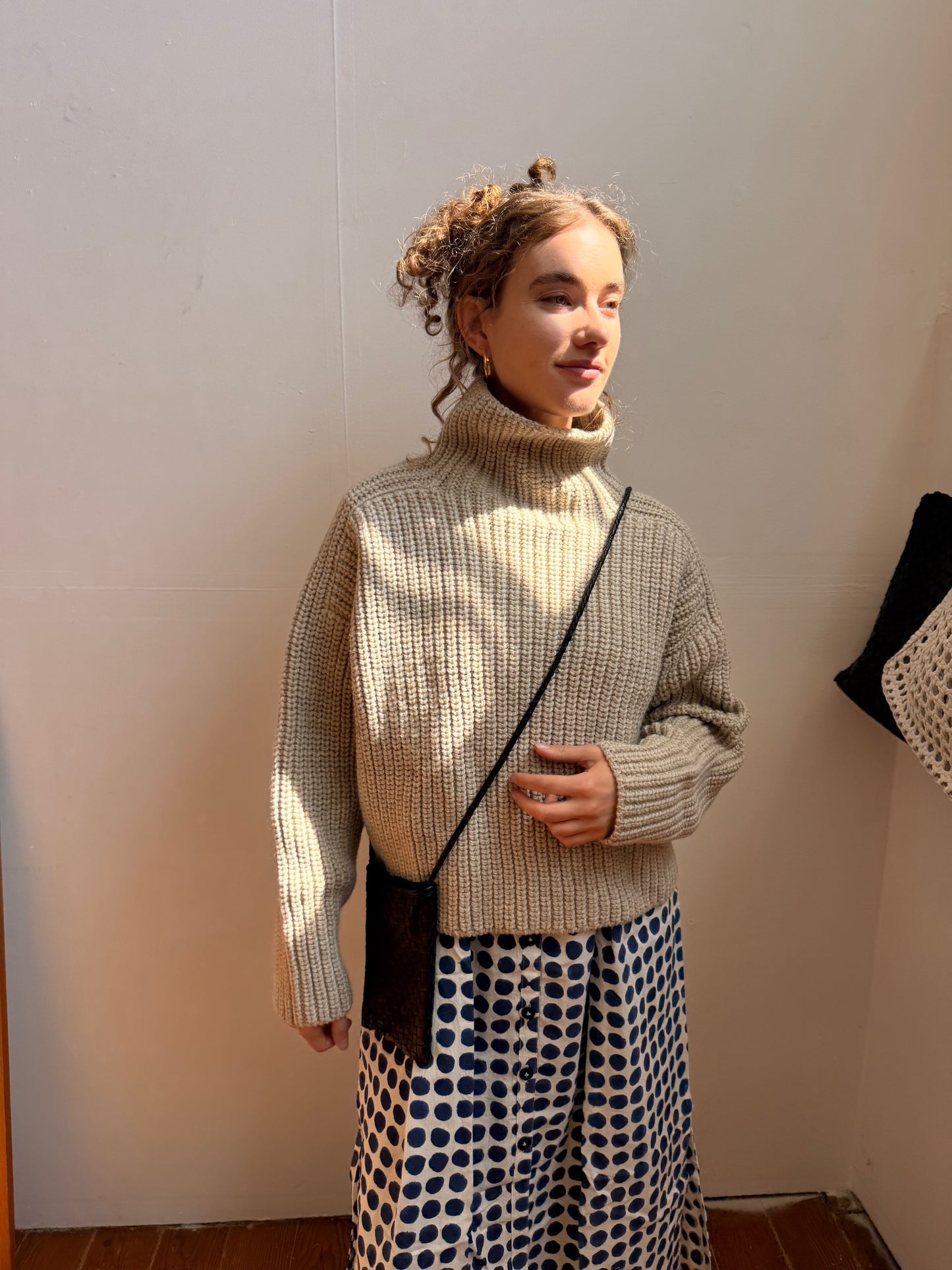 Bruno Highland Wool Sweater - Beige