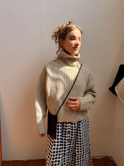 Bruno Highland Wool Sweater - Beige