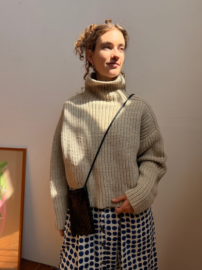 Bruno Highland Wool Sweater - Beige