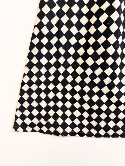 Tilda Skirt Black Losange
