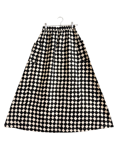 Tilda Skirt Black Losange