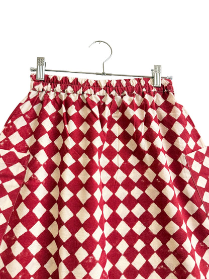 Tilda Skirt Madder Losange