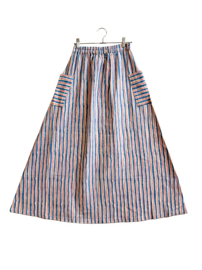 Tilda Skirt Blue and Pink