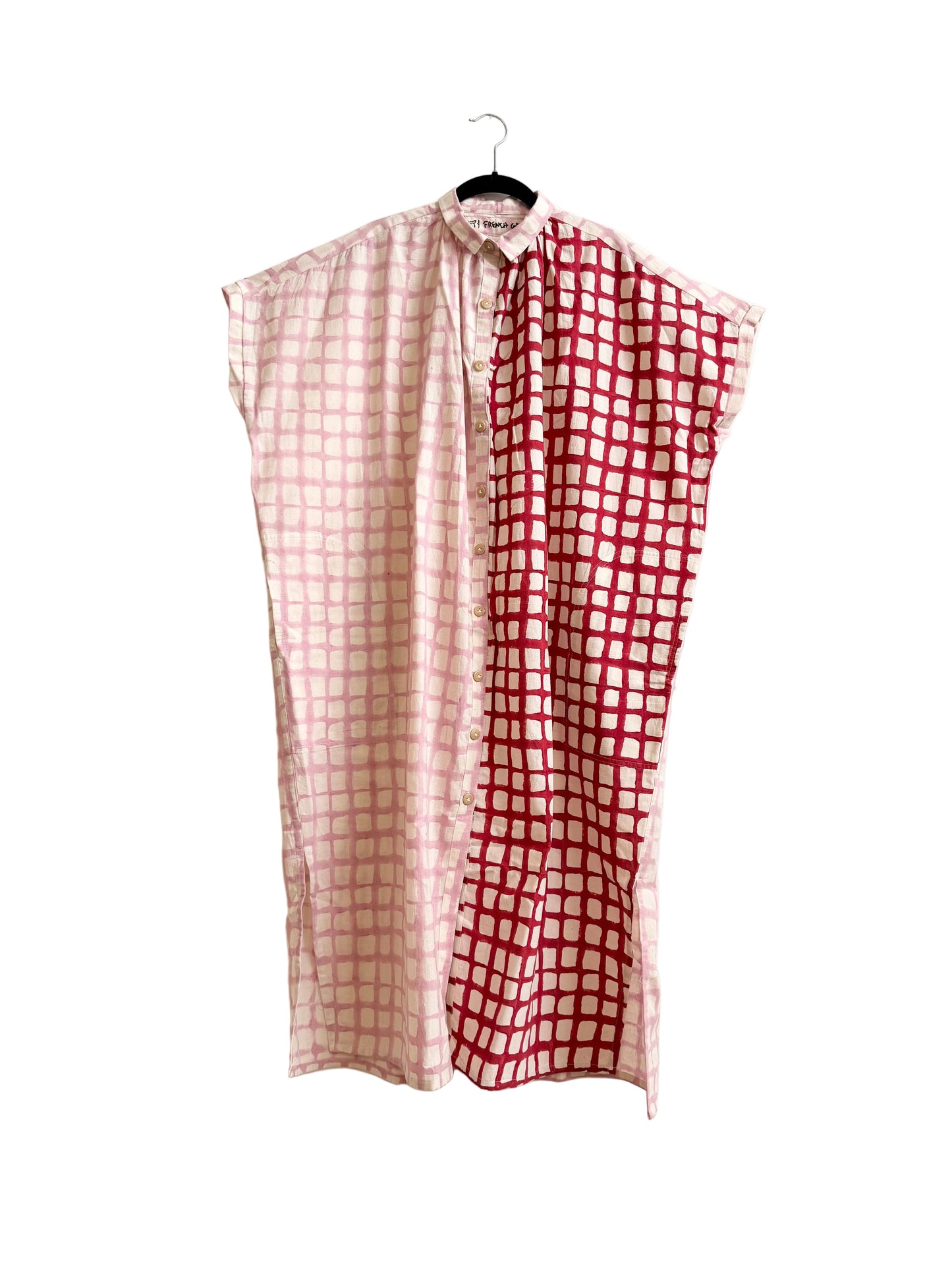 Elise Red and Pink Grid