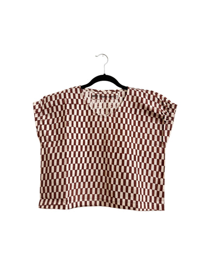 Zélia Top Petit Rectangle - Brown