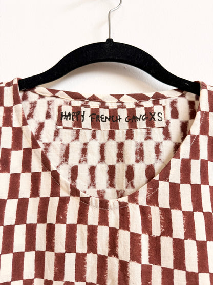 Zélia Top Petit Rectangle - Brown