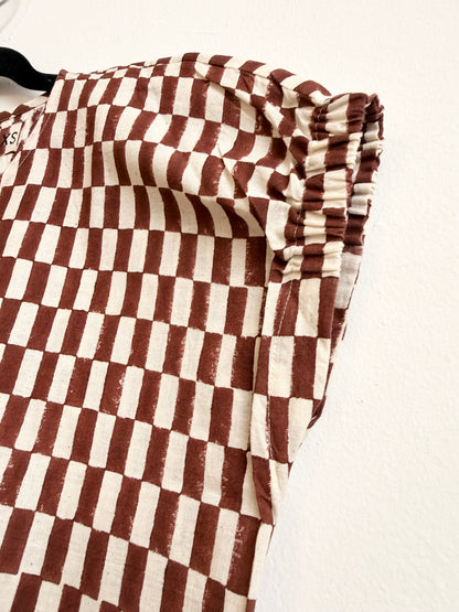 Zélia Top Petit Rectangle - Brown