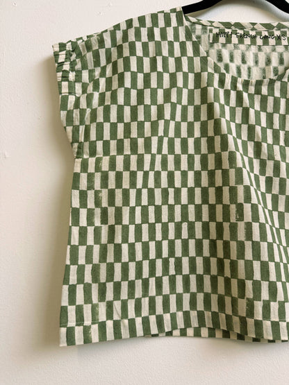 Zélia Top Petit Rectangle - Green