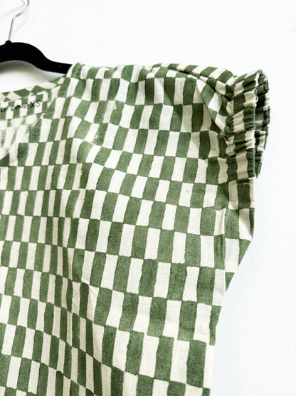 Zélia Top Petit Rectangle - Green