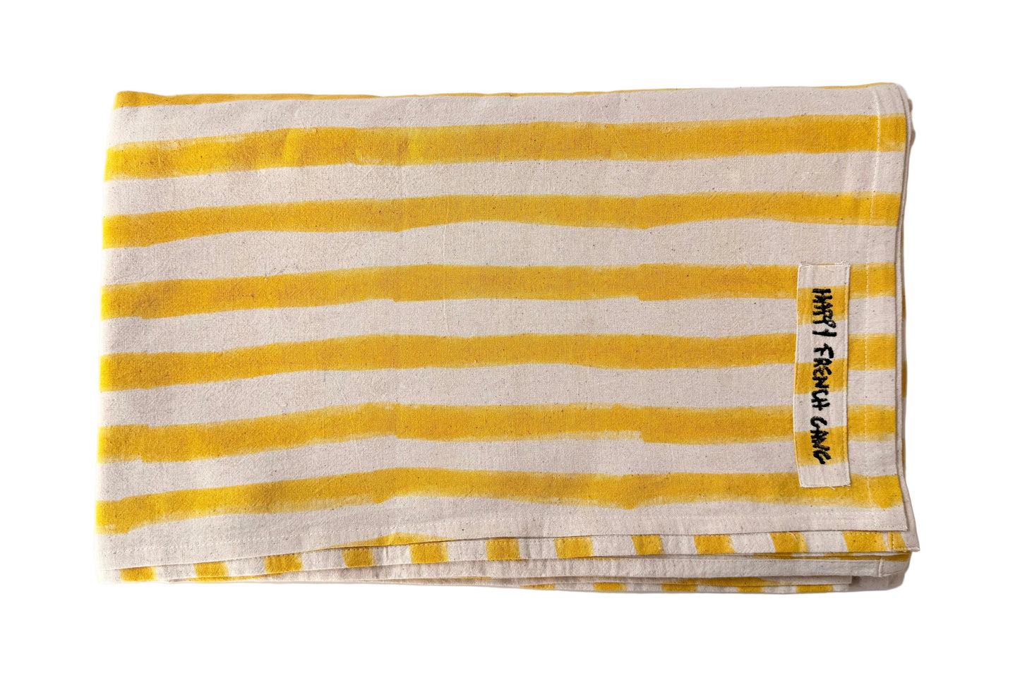 Large Rayé Throw Yellow- 90x68in