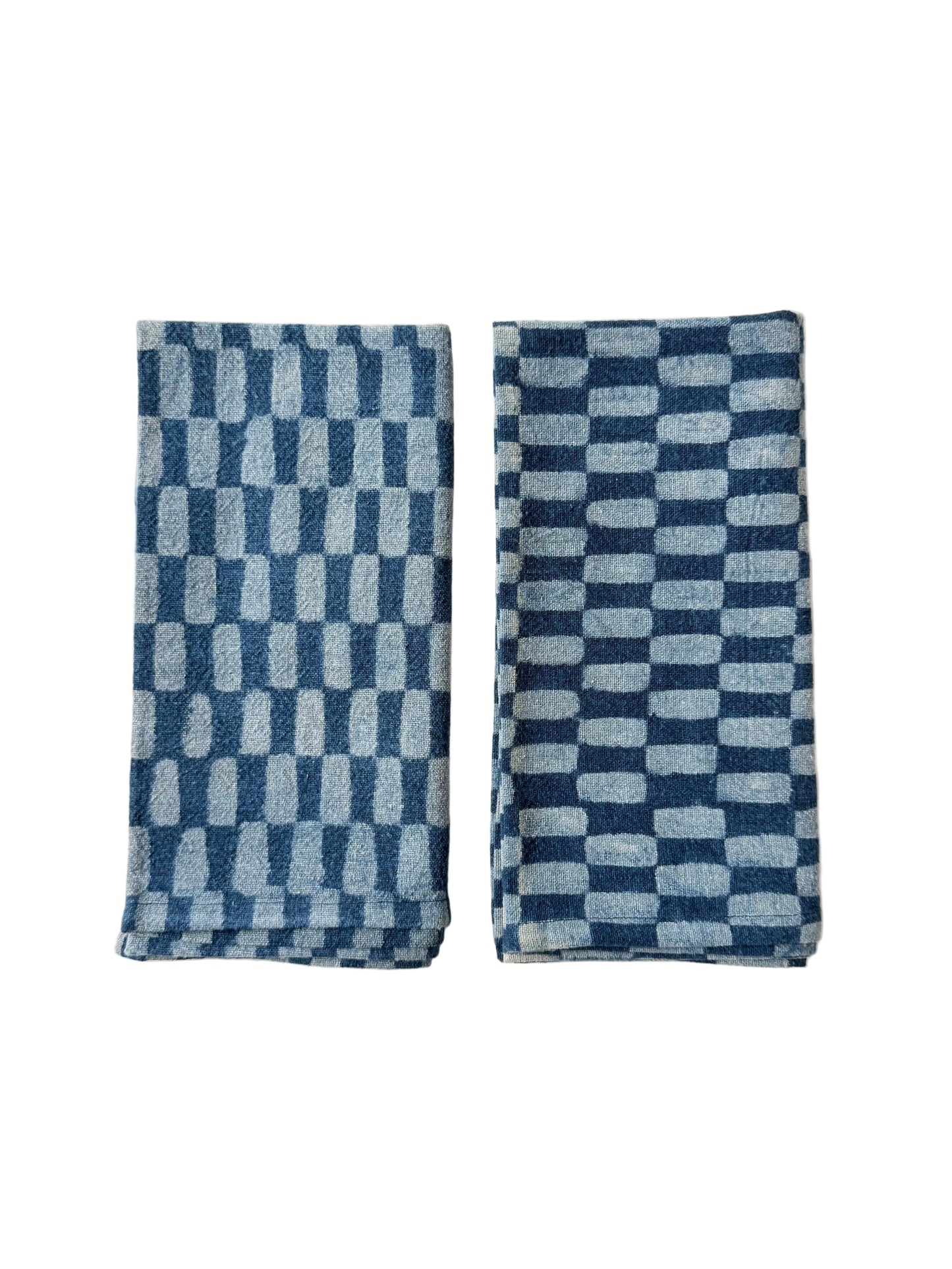 Indigo Petit Rectangle Napkins - Set of 2