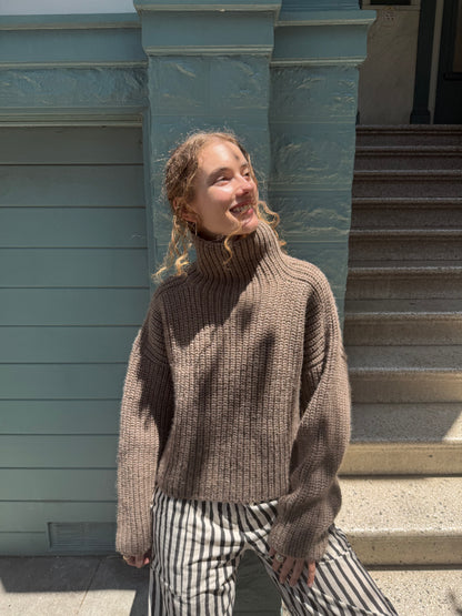 Brown Bruno Highland Wool Sweater