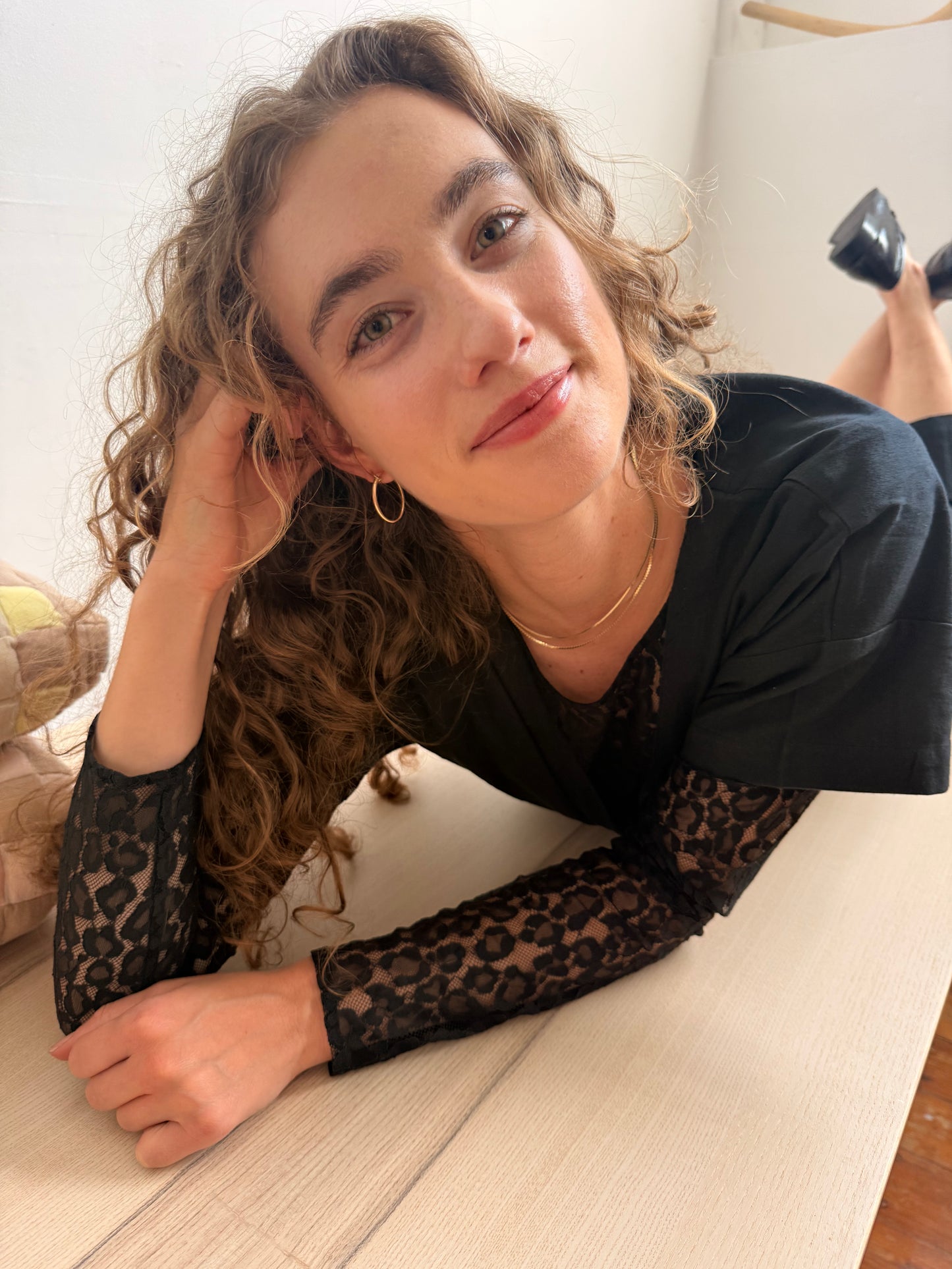 Short Sleeve Light Black Jumpsuit