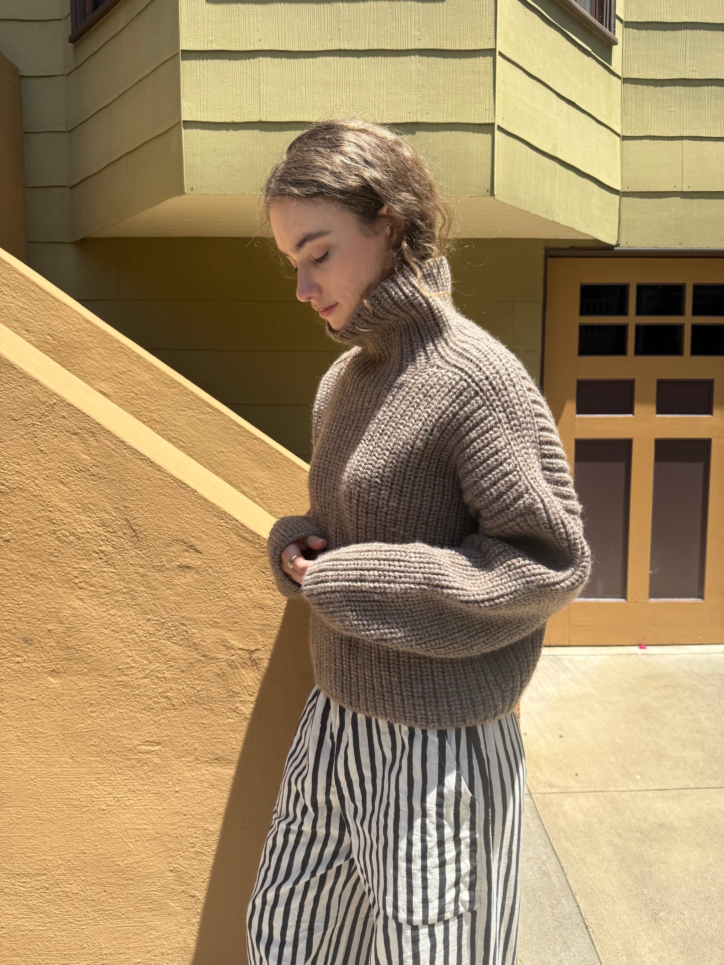 Brown Bruno Highland Wool Sweater