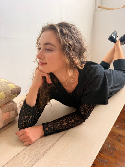 Short Sleeve Light Black Jumpsuit