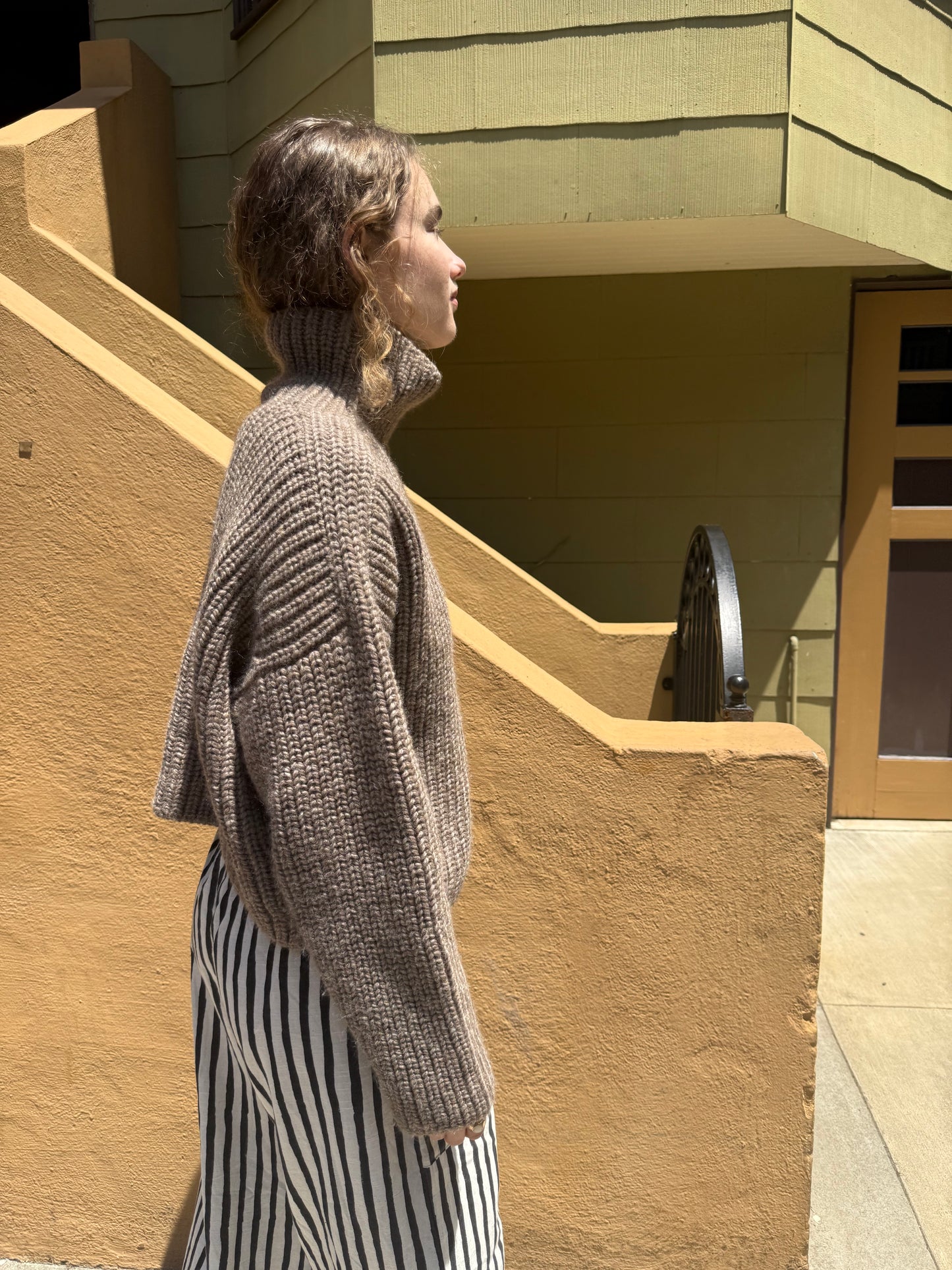 Brown Bruno Highland Wool Sweater