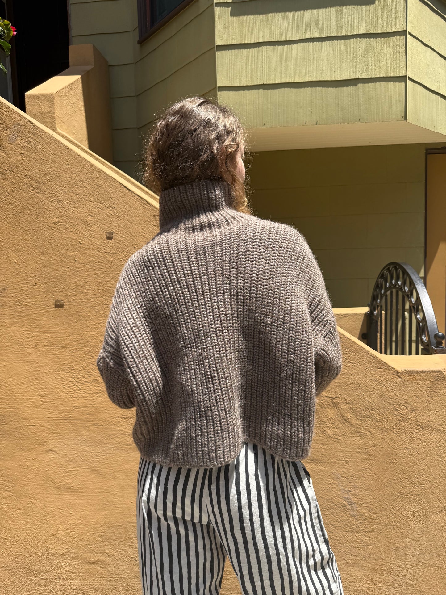 Brown Bruno Highland Wool Sweater