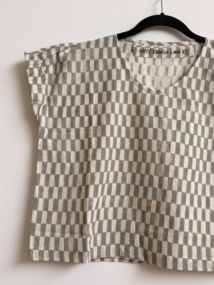 Zélia Top Petit Rectangle - Grey