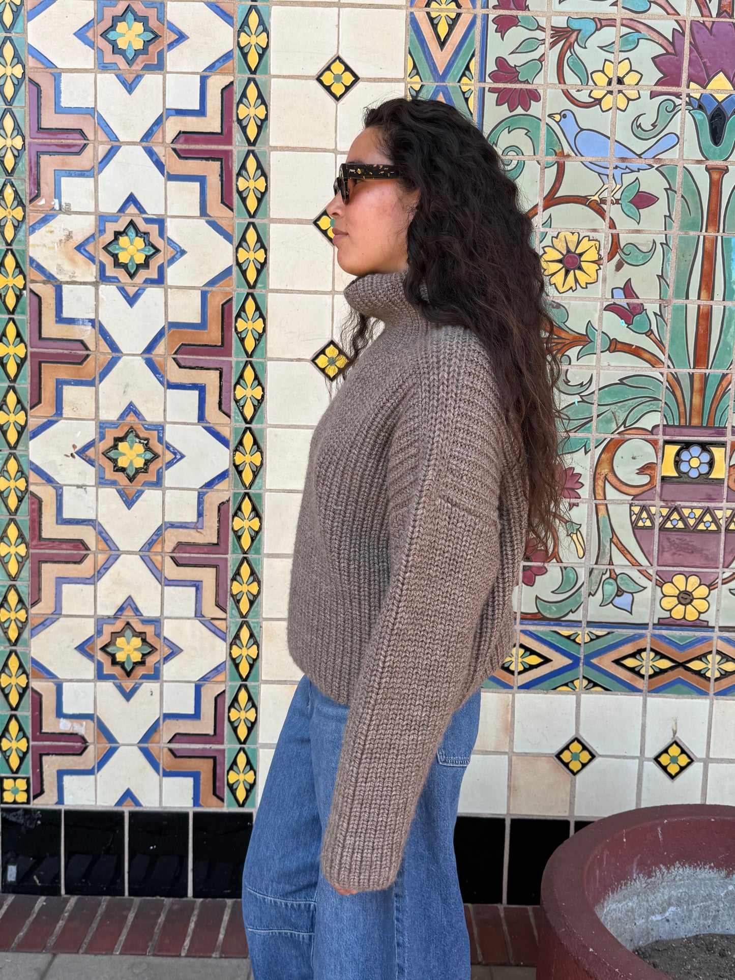 Brown Bruno Highland Wool Sweater