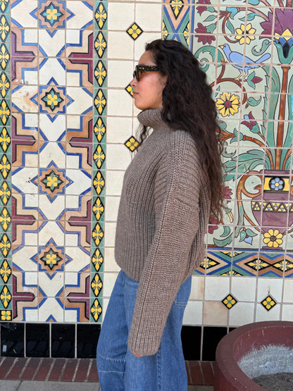 Brown Bruno Highland Wool Sweater