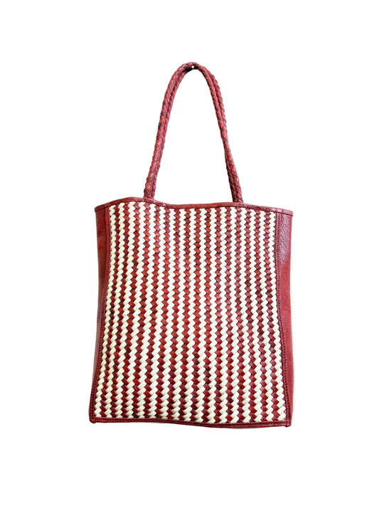 Darna Red and White Tote Bag