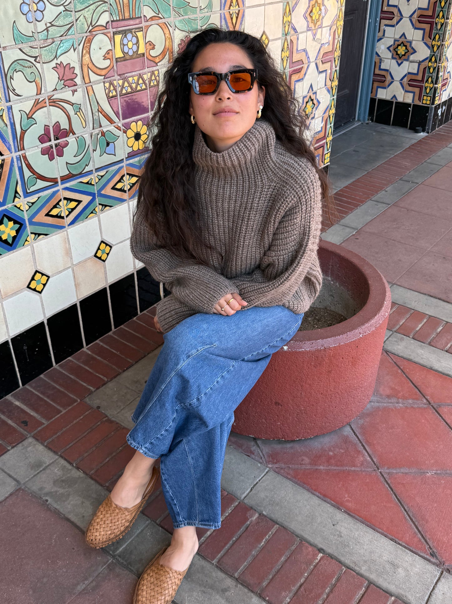 Brown Bruno Highland Wool Sweater