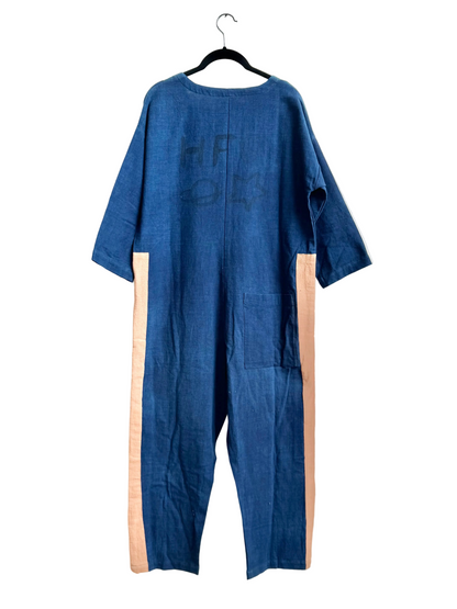 #116 Hand-painted Jumpsuit S/M - Space