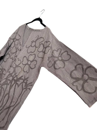 #120 Hand-painted Jumpsuit M/L - Garden