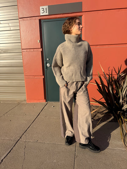 Bruno Highland Wool Sweater - Grey