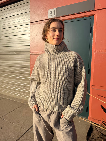 Bruno Highland Wool Sweater - Grey