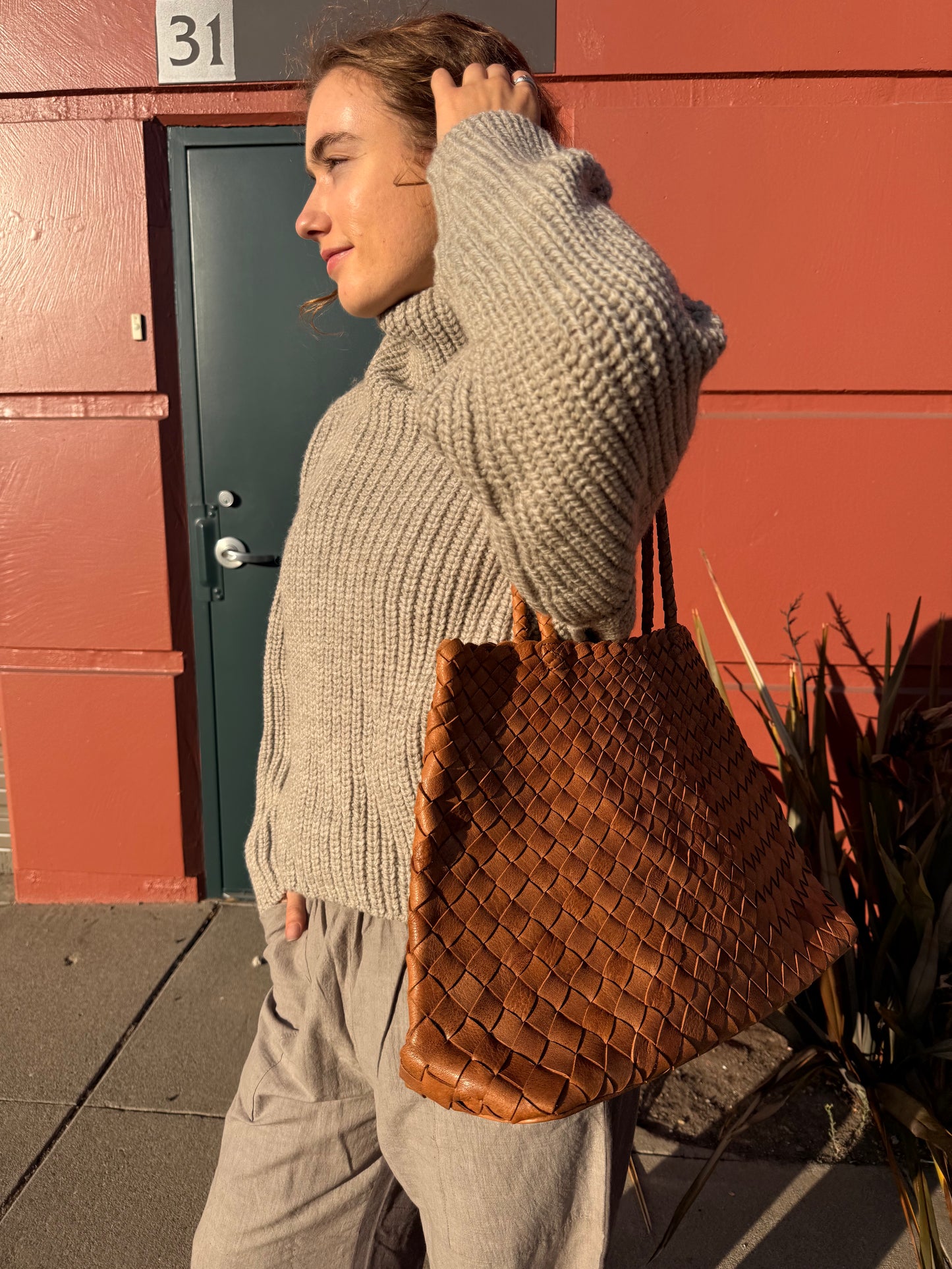 Bruno Highland Wool Sweater - Grey