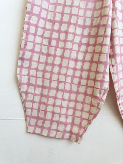 Marius Pink Grid Uni-Size