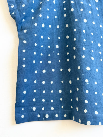 Zélia Top Indigo White Dots
