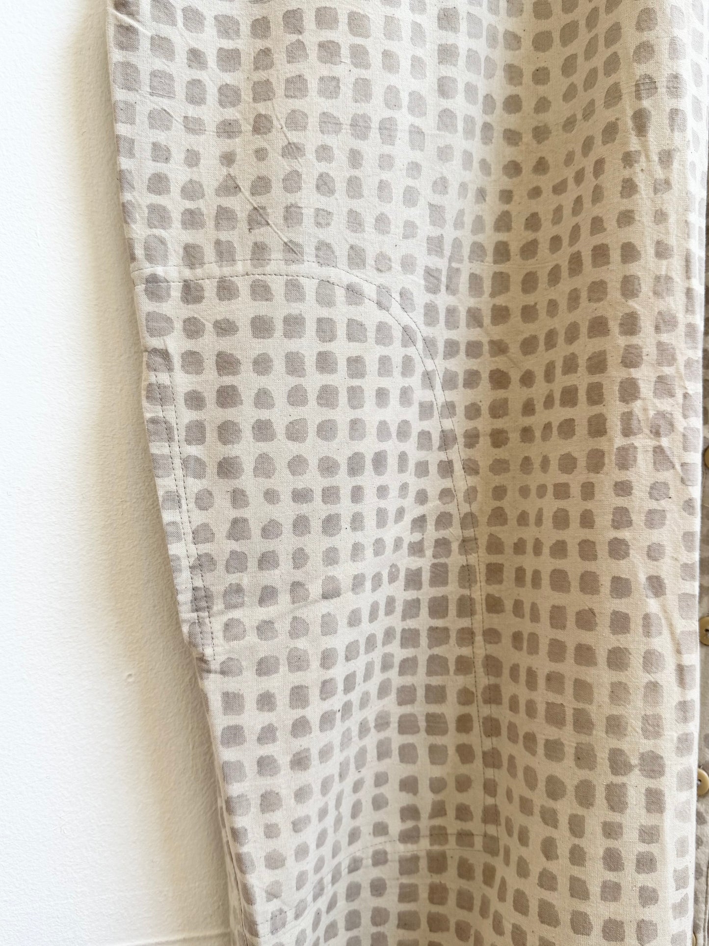 Elise Dress Grey Small Checks