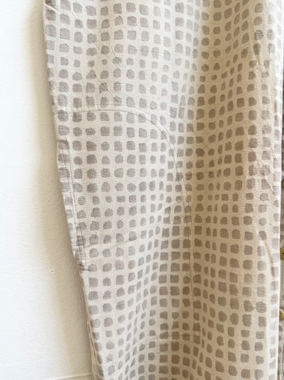 Elise Dress Grey Small Checks